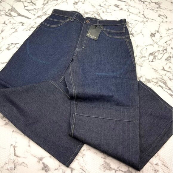 Men's Sean John Raw Dark Blue Denim Pants